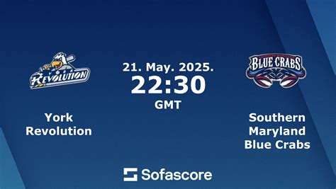 York Revolution vs Southern Maryland Blue Crabs live score ...