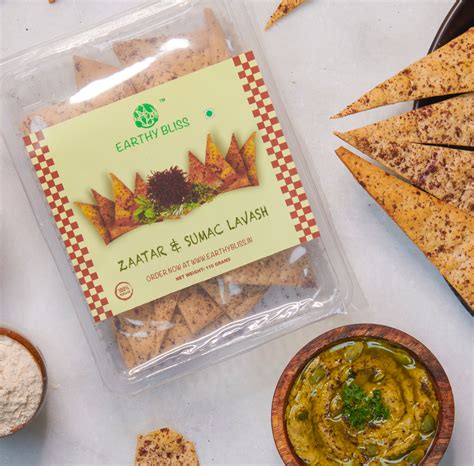 Healthy Snacks - Zaatar & Sumac Lavash – Earthy Bliss