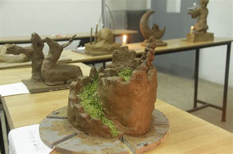 Clay Modelling Workshop - VISMAYAM COLLEGE OF ART AND MEDIA