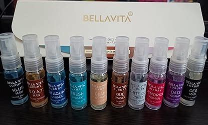 Buy Bella Vita Luxury Men & Women Trial Pack Of 10 X 5Ml Pocket Aerosol ...