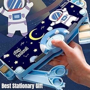 YBN Plastic Jumbo Size Multi-Functional Astronaut Space Theme Pencil ...