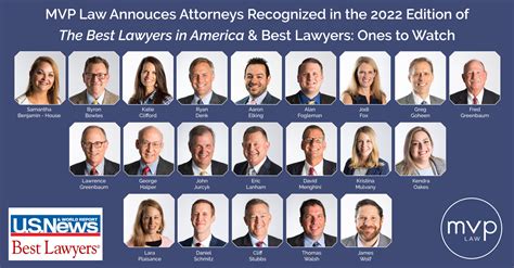 21 MVP Attorneys Recognized in Best Lawyers in America, 2022 Edition - MVP Law