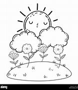 Image result for Spring Scenery Cartoon