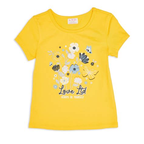 Kid Girl Yellow T-shirt (3114282) | LTD Kids