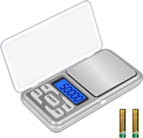 JADUFHU DigitalKitchenScales 0.01g X 500g Mini Kitchen Pocket Precision Gram Weed Scales with ...