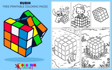 30+ Rubik's Cube Coloring Pages - Free Printable PDF & Online Coloring