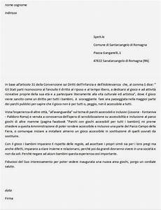 lettera all ufficio personale lettera fac simile richiesta giochi inclusivi parchi per lettera all ufficio personale lettera fac simile richiesta giochi inclusivi parchi per