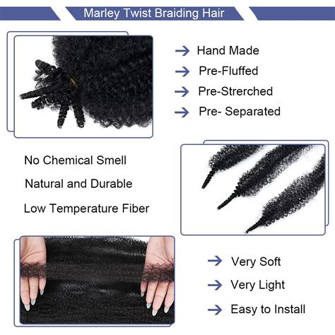 Buy Marley Hair, Marley Twist Braiding Hair, Cuban Twist Hair, Springy ...
