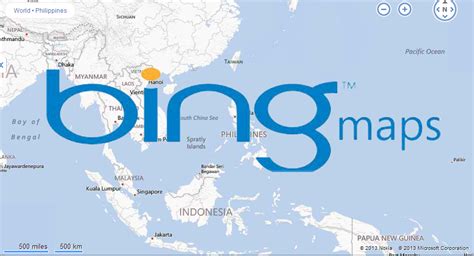 Bing Map 的图像结果