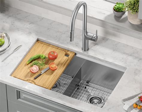 Countertops And Stainless Kitchen Sinks Kitchen Sink Ideas: 20 Designs