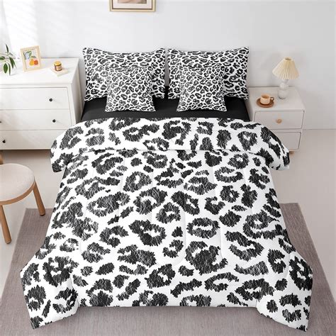 Erosebridal Cheetah Print Bedding Queen Size,Animal Print Bed In A Bag ...