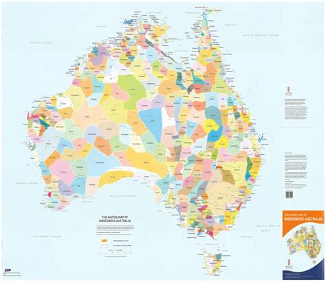 Aboriginal Australia map Aboriginal map of Australia (Australia and New ...