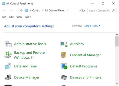 Image result for How to Access Hidden Features in Control Panel
