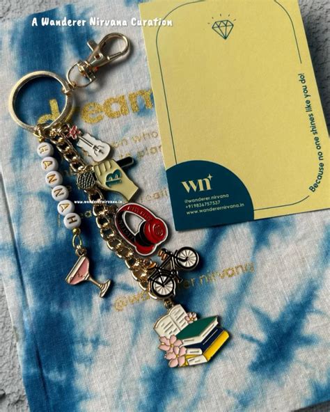 Hannah Off Campus Inspired Personalised Keychain Bagcharm | Music Girl ...