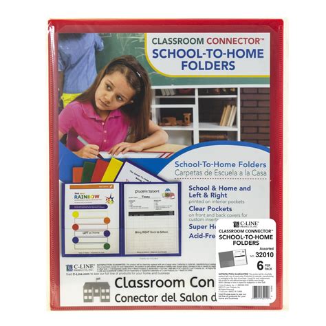 Buy Classroom Connector Folders, Assorted, 6/PK, 32010 Online at Lowest ...
