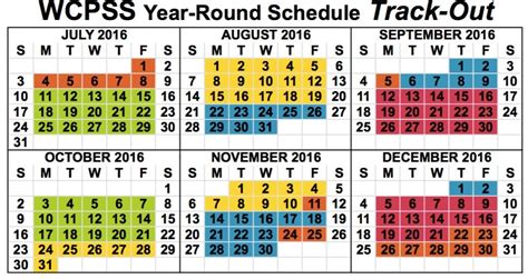 Wake County Public Schools Year Round Calendar (2016-2017) - Camp Made Easy
