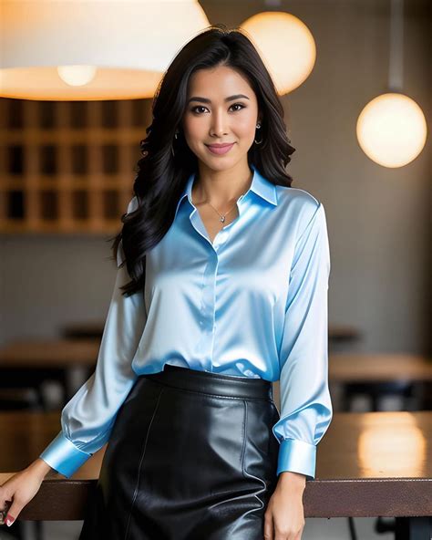 Pin op Satin blouses