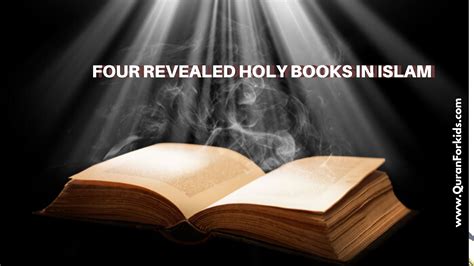 Four Revealed Holy books in Islam – Books of Allah - Quran For kids