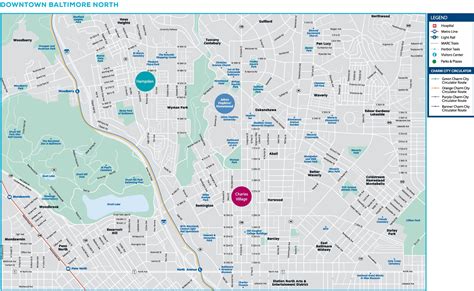 Map Of Downtown Baltimore Md