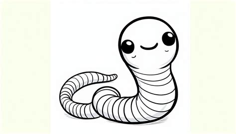 How to draw Earthworm - Trying drawing