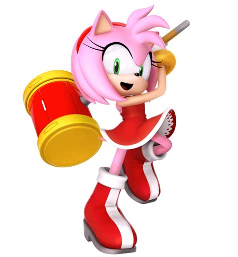Amy Rose 2020 Render Happy Hammer Alt by Nibroc-Rock on DeviantArt ...