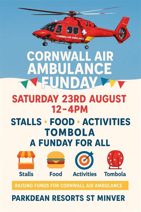 Cornwall Air Ambulance Fun Day , Menefreda Way, Wadebridge, 23 August ...