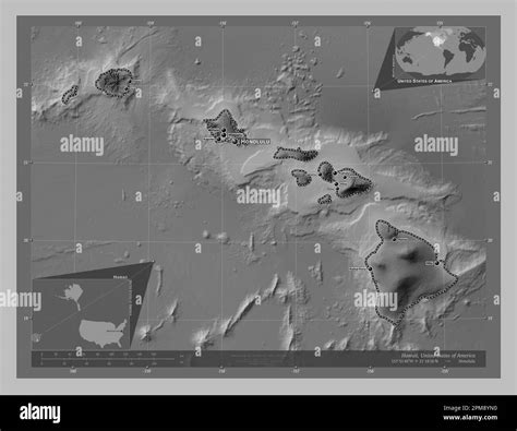 Hawaii Elevation Map