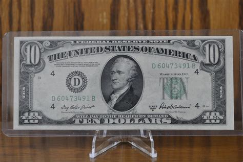 1950-B 10 Dollar Bill - CU (Uncirculated) Grade - 1950 Ten Dollar Fede ...