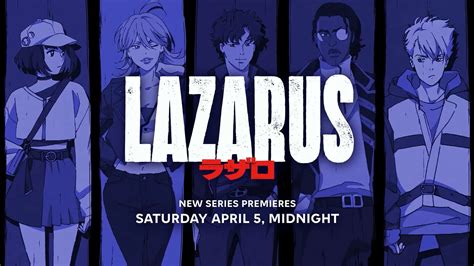 Lazarus Anime Premieres April 5 on Toonami