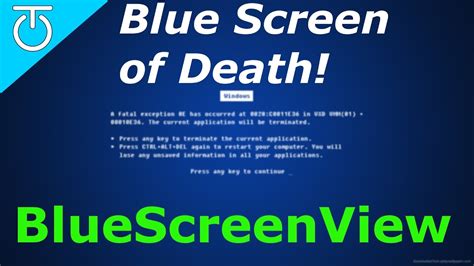 BlueScreenView Скачать для компьютера (v.1.55) - Блю Скрин Вьювер