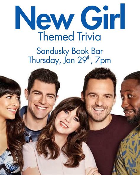 Book Bar New Girl Themed Trivia, 2101 W Perkins Ave, Sandusky, OH ...