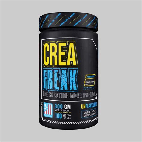 CREA FREAK – Powered by CREA ACE - Creatine Monohydrate 100 Servings ...