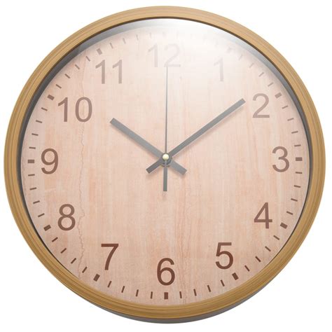 12 Inch Silent Movement Kids Wall Clock, Non Ticking Children Round ...