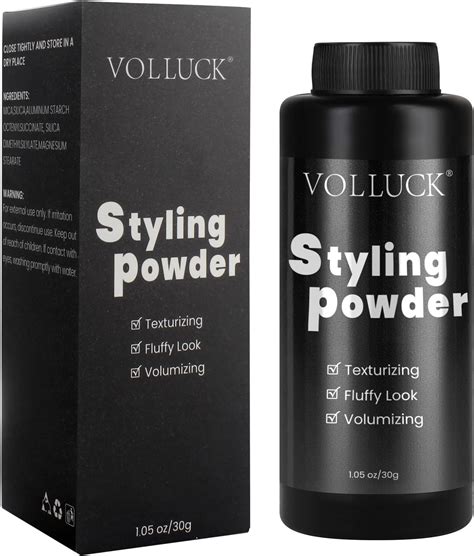 Amazon.com : VOLLUCK Hair Styling Powder Texture Powder 1.05Oz Soft ...
