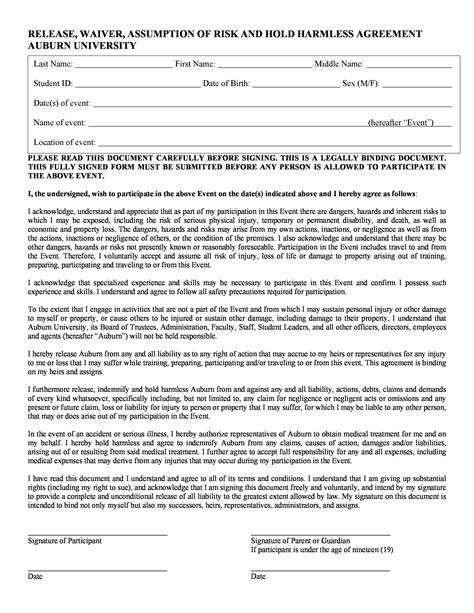 40+ Hold Harmless Agreement Templates (Free) ᐅ TemplateLab