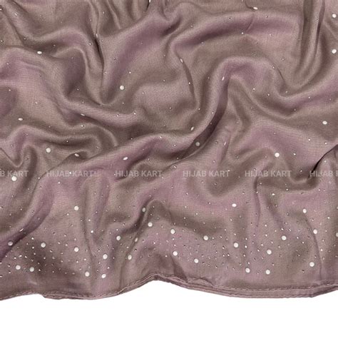 Mauve Pink- Premium Cotton Dewdrop Hijab – Hijab Kart