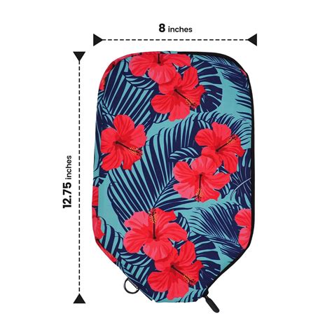 Pink Hibiscus Pickleball Paddle Cover by Palms-O-Aces – Palms-O-Aces