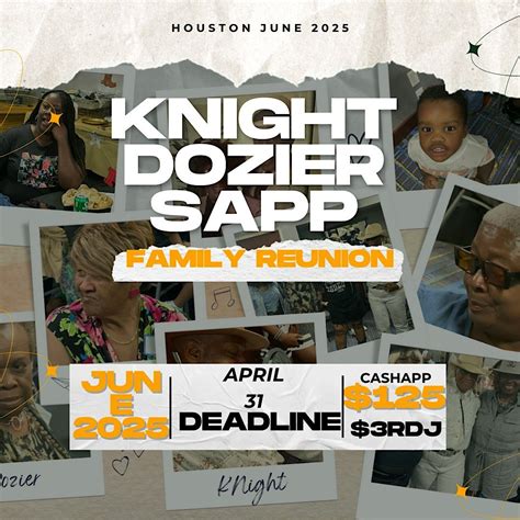 KNIGHT DOZIER SAPP Family Reunion, DoubleTree by Hilton Hotel & Suites ...