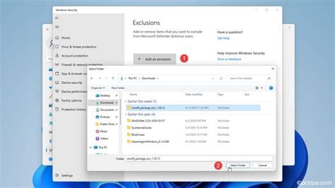 Image result for Add Exception to Windows Defender