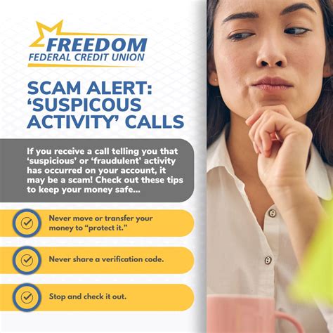 Freedom Federal Credit Union on LinkedIn: SCAM ALERT: ‘SUSPICOUS ...