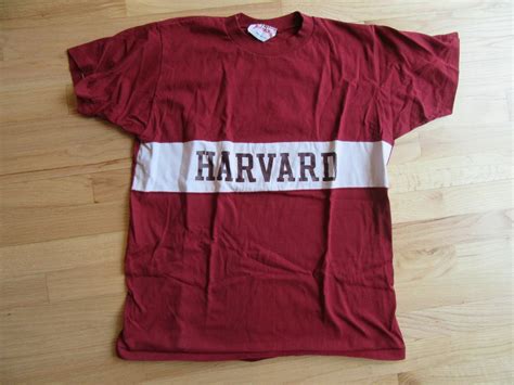 20S/VINTAGE RARE HARVARD UNIVERSITY T SHIRT/SINGLE ST… - Gem