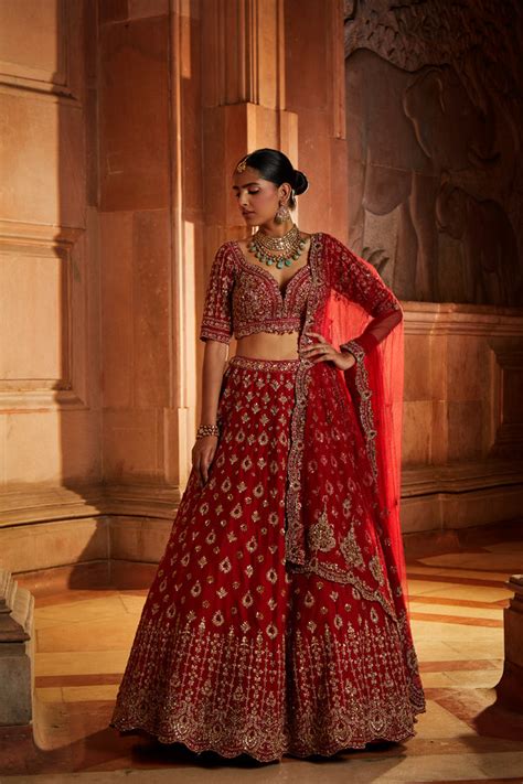 Stunning Silk Lehengas for Engagement and Reception | Nitika Gujral