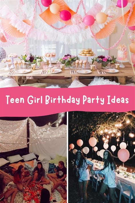 43 Teen Girl Birthday Party Ideas - momma teen