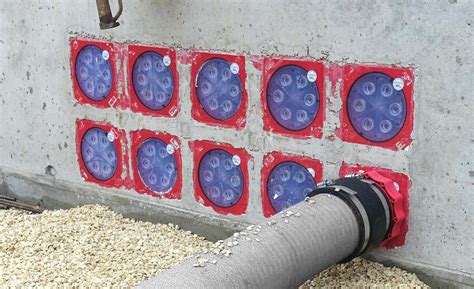 Jednostronny przepust kablowy - HSI150 K/X - do osadzania w betonie ...