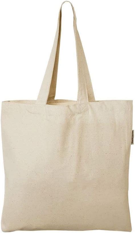 Organic Cotton Canvas Tote Bags Bulk - 12 Pack - Certified Organic ...