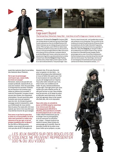 David Cage entretien : Le Maître Artisan 2/3, le voyage est l’essentiel ...