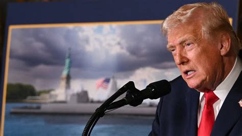 Trump announces plans for new navy warships to be known as ‘Trump-class’