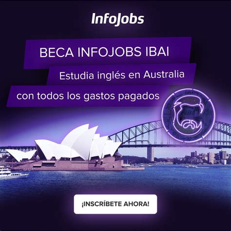 Beca InfoJobs Ibai, mejora tu inglés en Australia