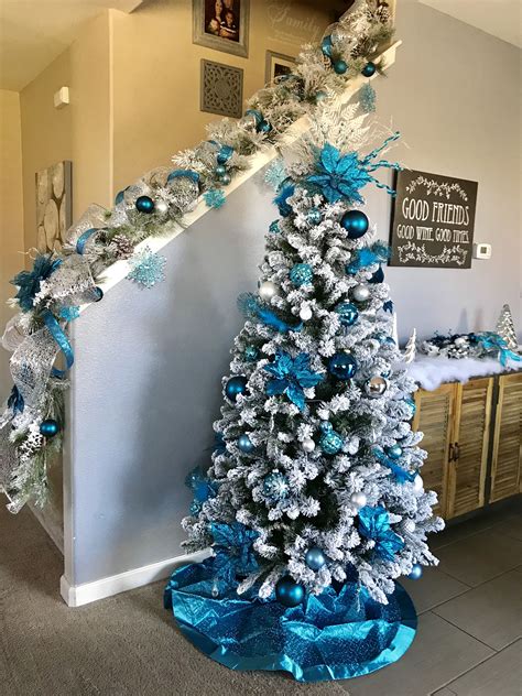 Christmas Tree Decoration Ideas Teal at Guillermo Wilbur blog