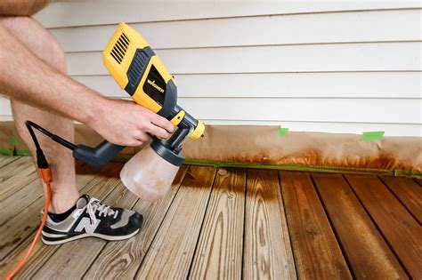 How to stain your deck quickly with a paint sprayer the diy playbook ...